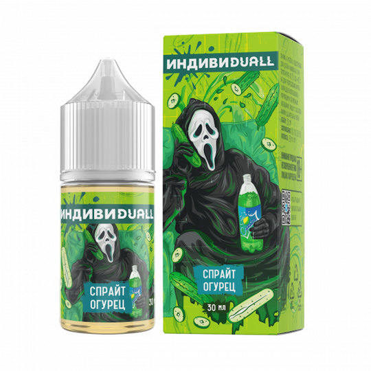 Жидкость ИндивиDuall Light (Спрайт Огурец), Duall, 30 ml, 20 mg