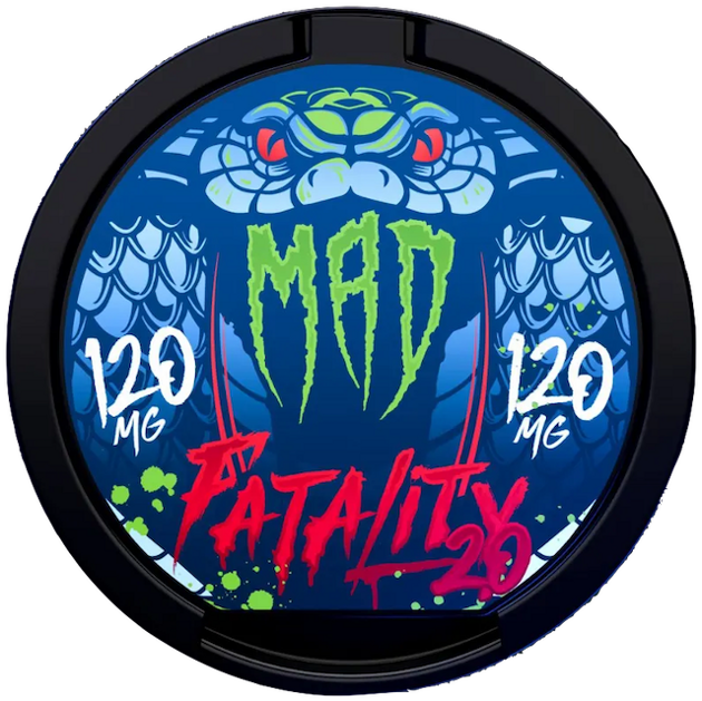 Мята, FATALITY, MAD, 120 mg