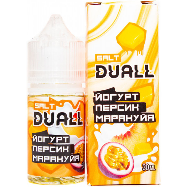 Жидкость Duall Salt Light (Йогурт Персик, Маракуйя), Duall, 30 ml, 20 mg