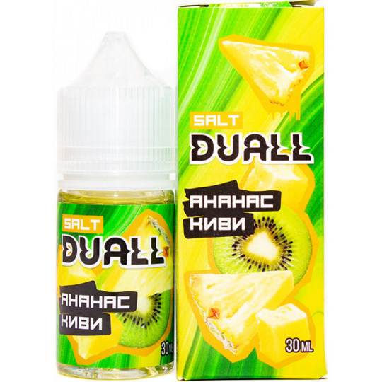 Жидкость Duall Salt Light (Ананас Киви), Duall, 30 ml 20 mg