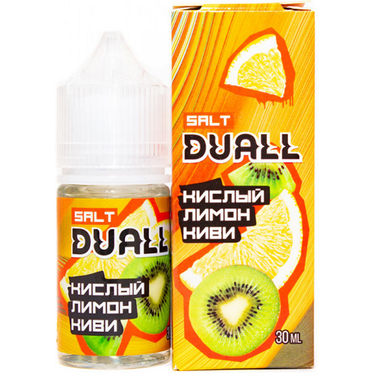 Жидкость Duall Salt Light (Кислый Лимон Киви), Duall, 30 ml 20 mg