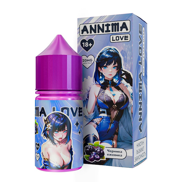 Жидкость Medium (Черника Ежевика), Annima Love, 30 ml, 20 mg
