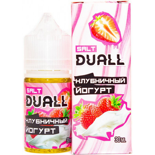 Жидкость Duall Salt Light (Клубничный Йогурт), Duall, 30 ml 20 mg