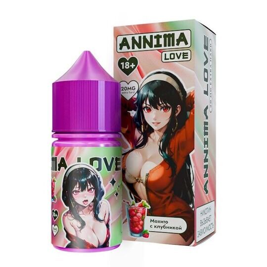 Жидкость Medium (Мохито с Клубникой), Annima Love, 30 ml, 20 mg