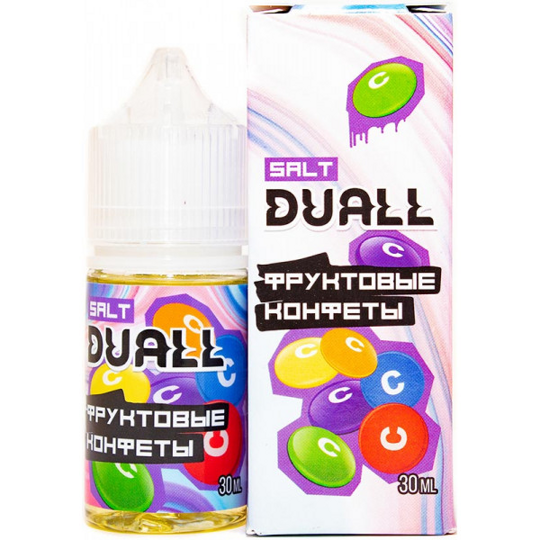 Жидкость Duall Salt Light (Фруктовые Конфеты), Duall, 30 ml 20 mg