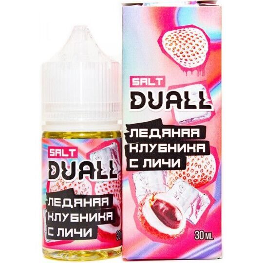 Жидкость Duall Salt Light (Ледяная Клубника с Личи), Duall, 30 ml 20 mg